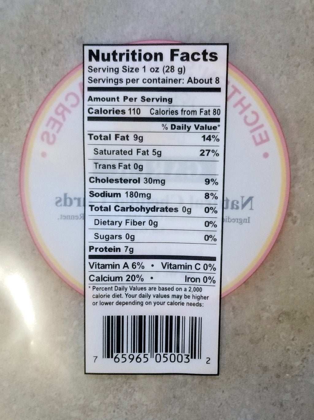 Garlic Flavored Cheddar Cheese Curds 8 oz