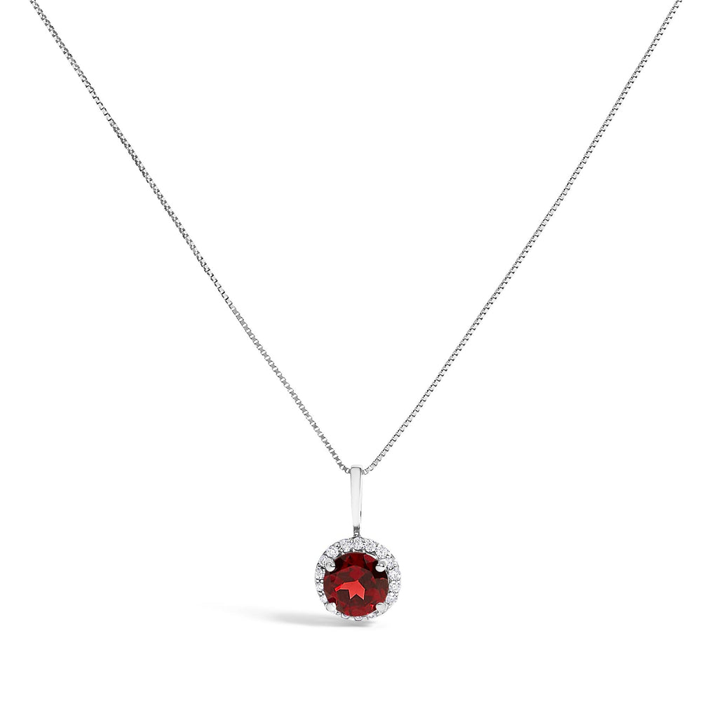 10K Gold Gemstone and 3/8 Cttw Diamond Halo Jewelry Set (Earrings, Pendant & Ring)
