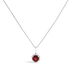 10K Gold Gemstone and 3/8 Cttw Diamond Halo Jewelry Set (Earrings, Pendant & Ring)