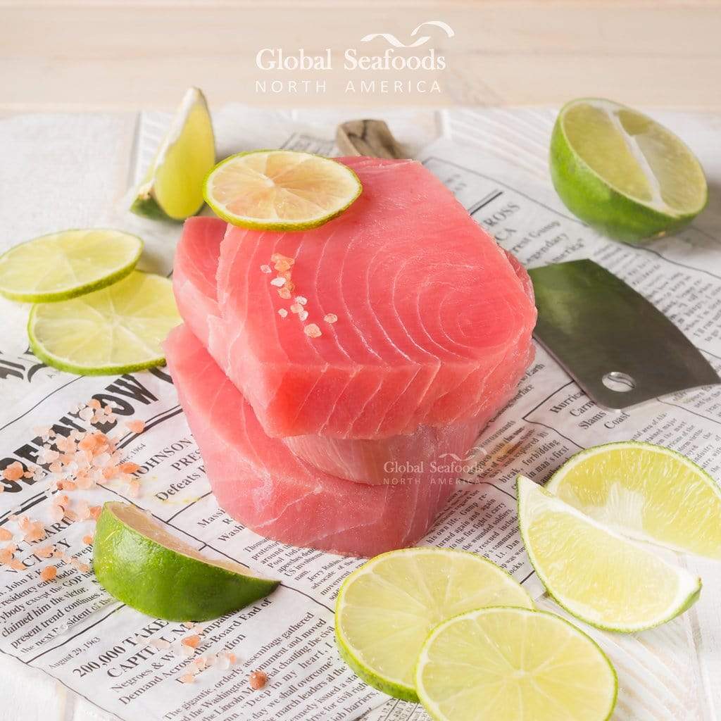 Frozen Yellowfin Tuna (Ahi) Steaks — 5 or 10 lb