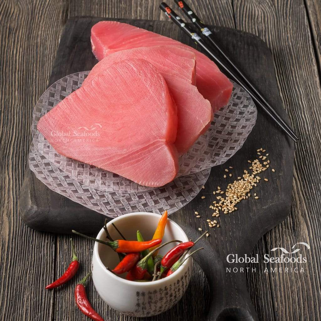 Frozen Yellowfin Tuna (Ahi) Steaks — 5 or 10 lb
