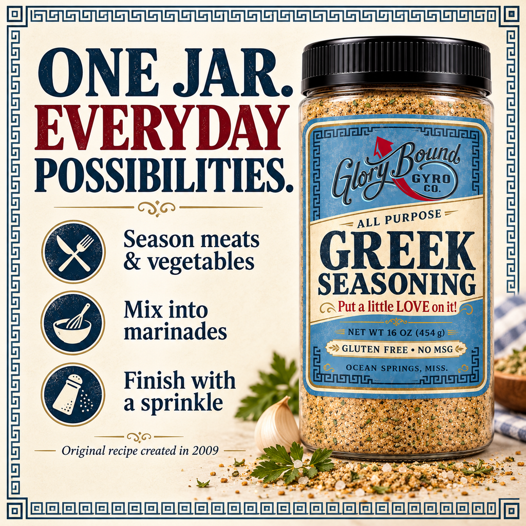 Glory Bound Gyro Co. All-Purpose Greek Seasoning — 16 oz
