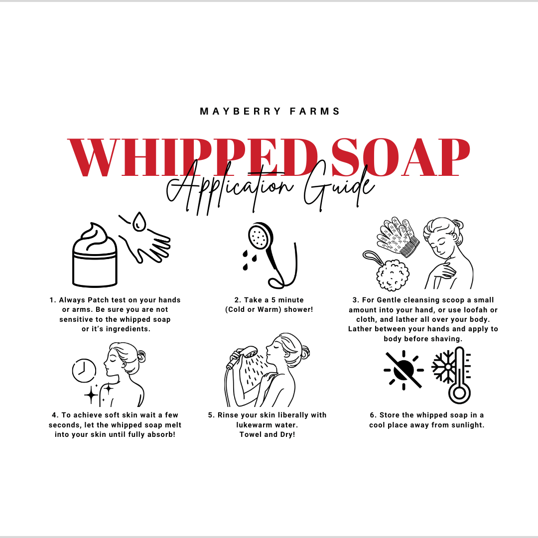 Whipped Soap & Shaving Cream with Goat Milk & Honey