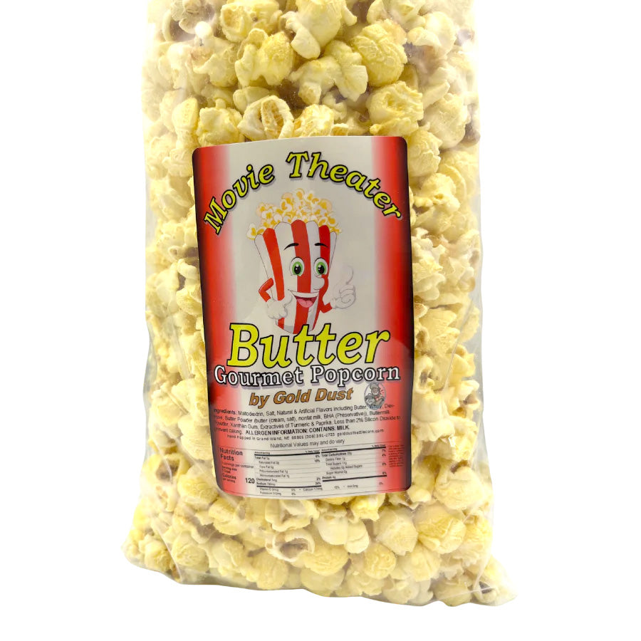 Movie Theater Butter Popcorn | Pack of 2 | 7 oz | Non-GMO | Shipping Included | Gold Dust Ketle Corn