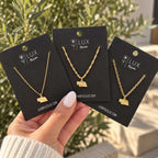Nebraska Necklace | Multiple Chains & Colors | Lux by Leslie