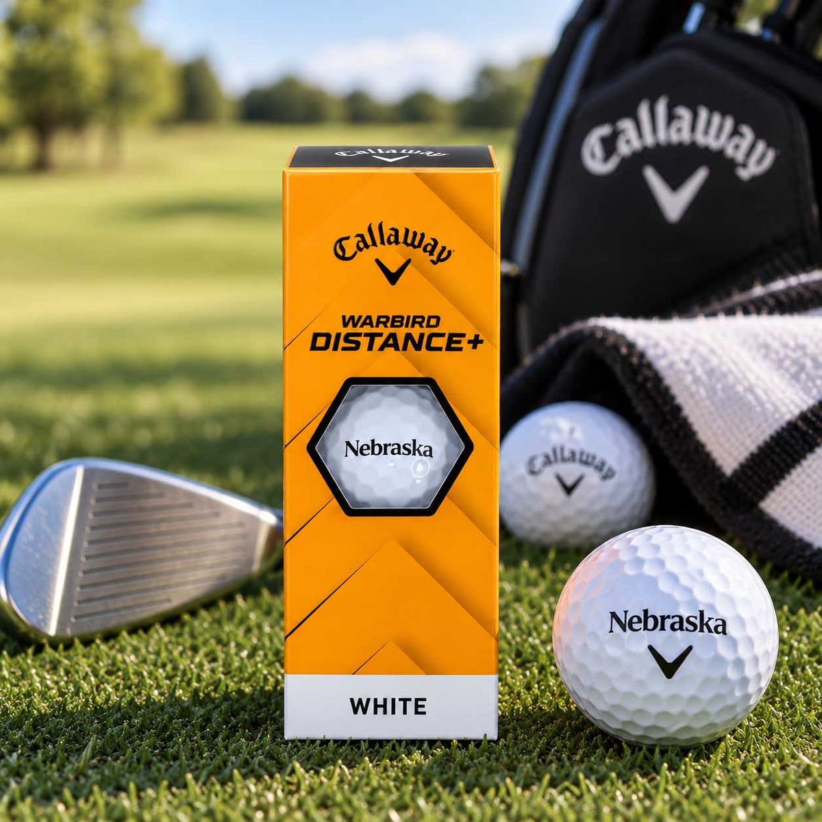 Nebraska Callaway Golf Ball Box | 4 Sleeves | 12 Balls | Nebraska Department of Economic Development