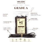 Grade A Vanilla Beans – Whole Vanilla Pods for Baking & Extract