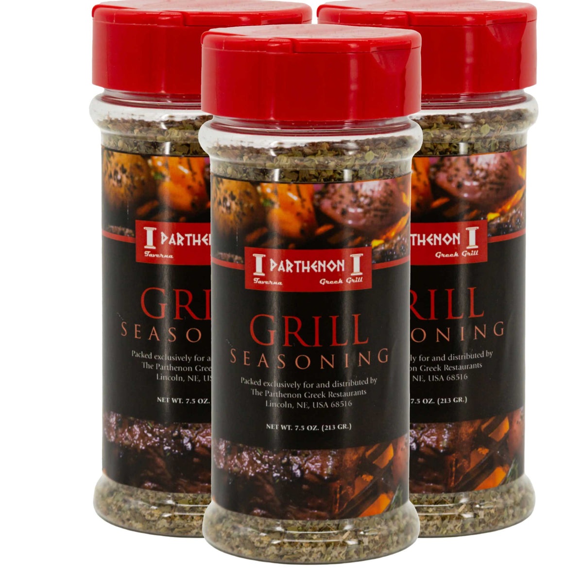 Greek Style Grill Seasoning | Pack of 3 | 7.5 oz | The Parthenon Catering