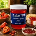 Ulitimate Habanero Jelly Bundle | 8 oz | Original, Hot, Mango-Peach, Blackberry, Cherry & Holiday | Rafter 7S
