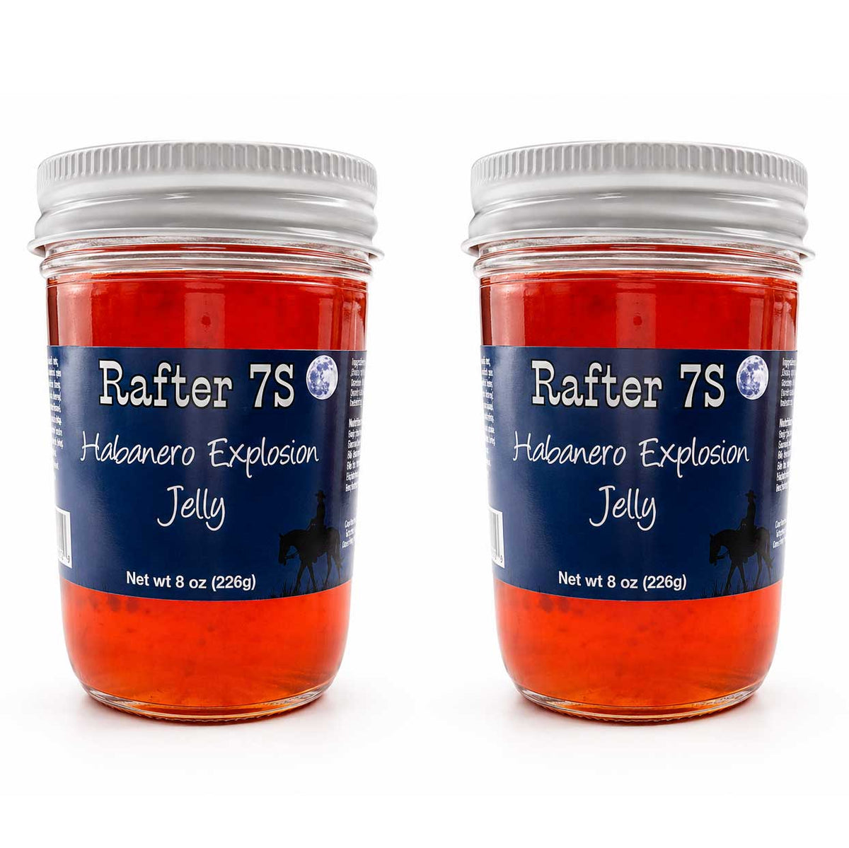 Habanero Explosion Jelly | Pack of 2 | 8 oz | Rafter 7S