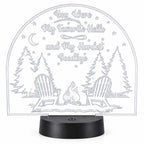 Inspirational LED Lighted Plaque | You Were My Favorite Hello and My Hardest Goodbye | Glowing Creation