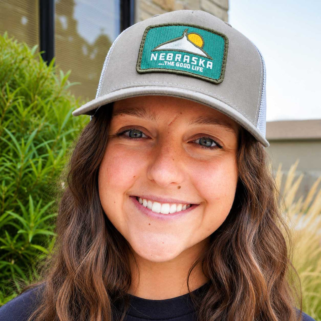 Good Life Trucker Hat | Chimney Rock | One Size Fits Most | Nebraska State Historical Society