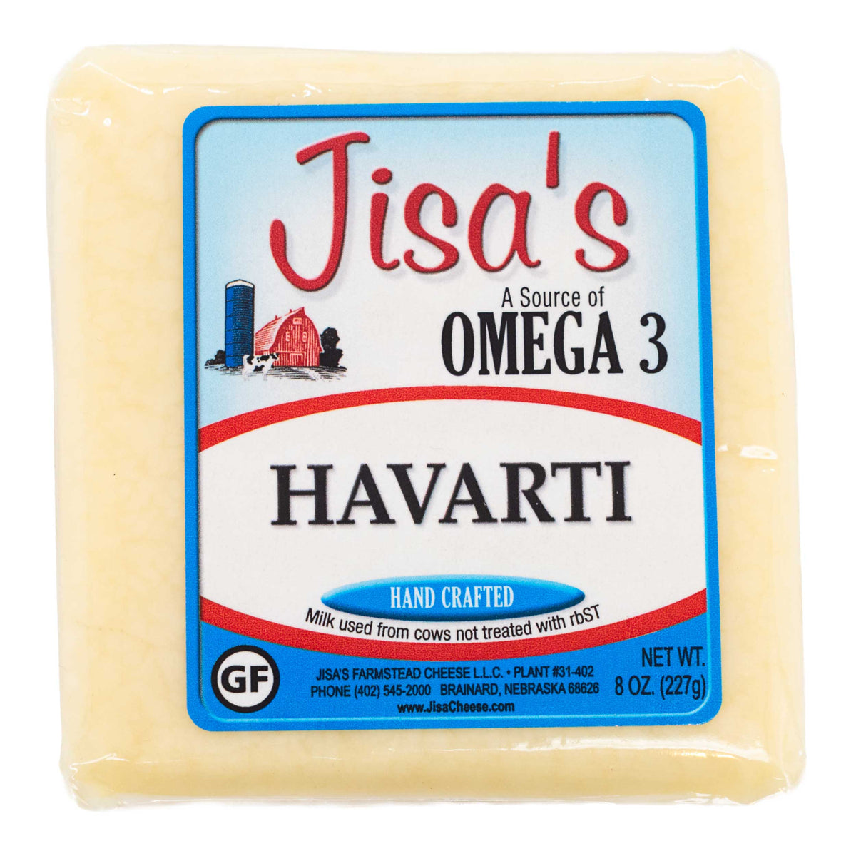 Cheese 6 Piece Sampler | Garlic Pepper, Cheddar, Havarti, Jalapeno, Spinach & Artichoke, Bacon | Jisa's Farmstead Cheese