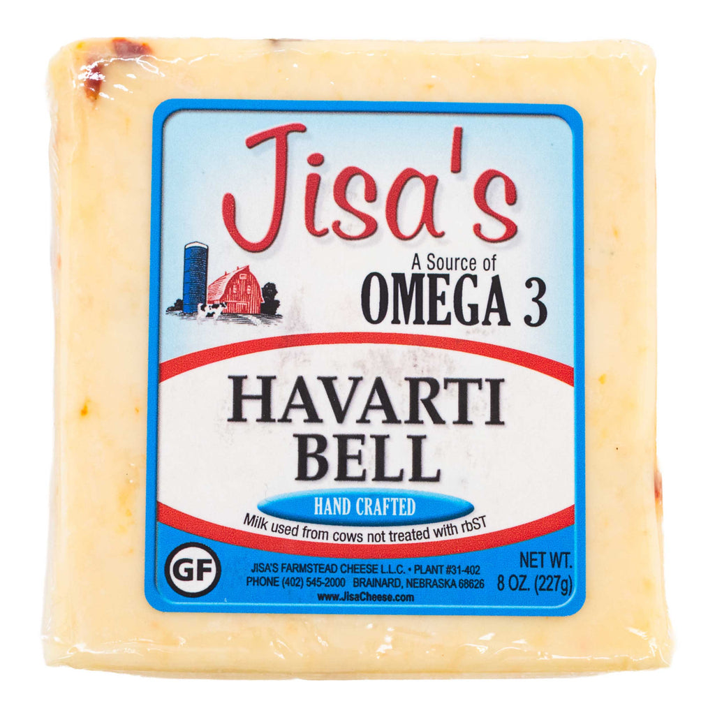 Cheese 6 Piece Sampler | Garlic Pepper, Dill, Havarti Bell, Tomato Basil, Garden Herb, Garlic Parsley | Jisa's Farmstead Cheese