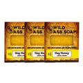 Tallow Bar Soap | Hay Honey Scent | Pack of 3 | 4.5 oz | Palm Oil & Paraben Free | Wild Ass Soap Co