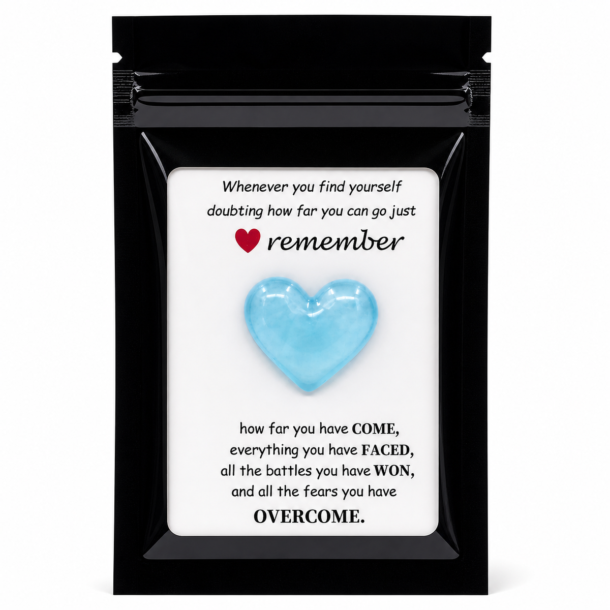 Remember Heart Charm | Multiple Color Options | Color Crete Creations