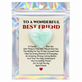 Best Friend Heart Charm | Multiple Color Options | Color Crete Creations