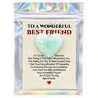 Best Friend Heart Charm | Multiple Color Options | Color Crete Creations