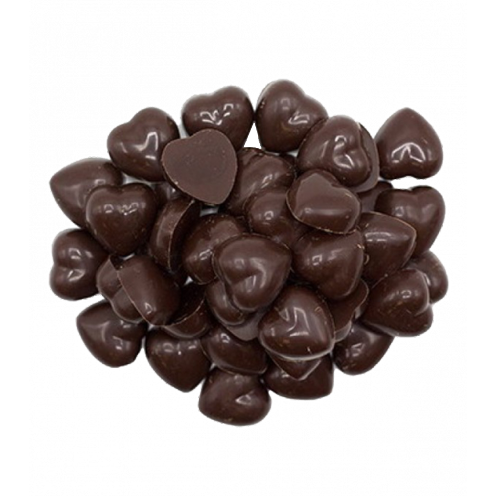 Raw Dark Chocolate Hearts