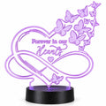 Inspirational LED Lighted Plaque | Forever in Our Hearts | Glowing Creation
