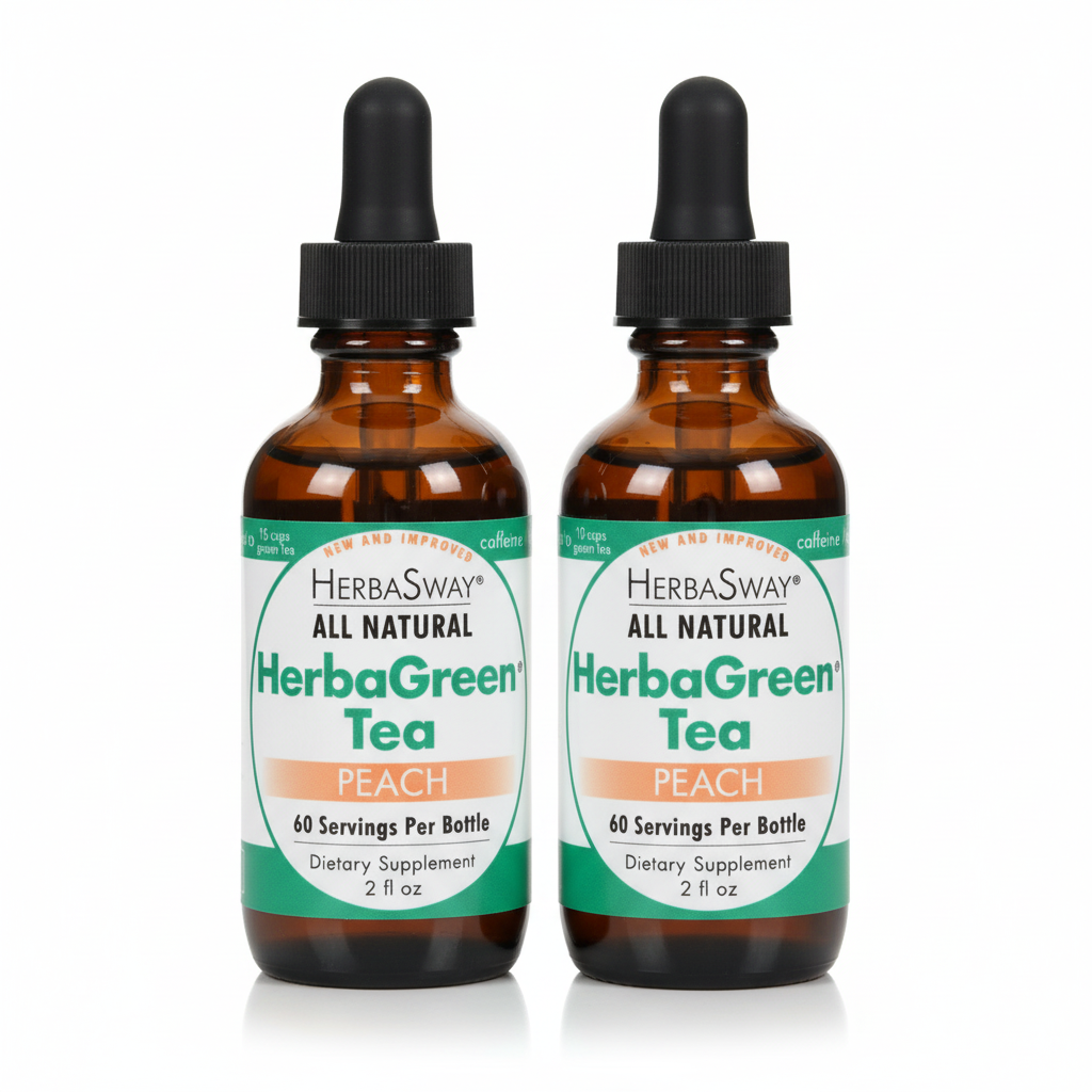 HerbaSway Impeccably Pure HerbaGreen Tea, 2 oz (Case of 2)