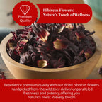 Dried Hibiscus Flowers 5 oz – Loose Leaf Hibiscus Tea | Akshit
