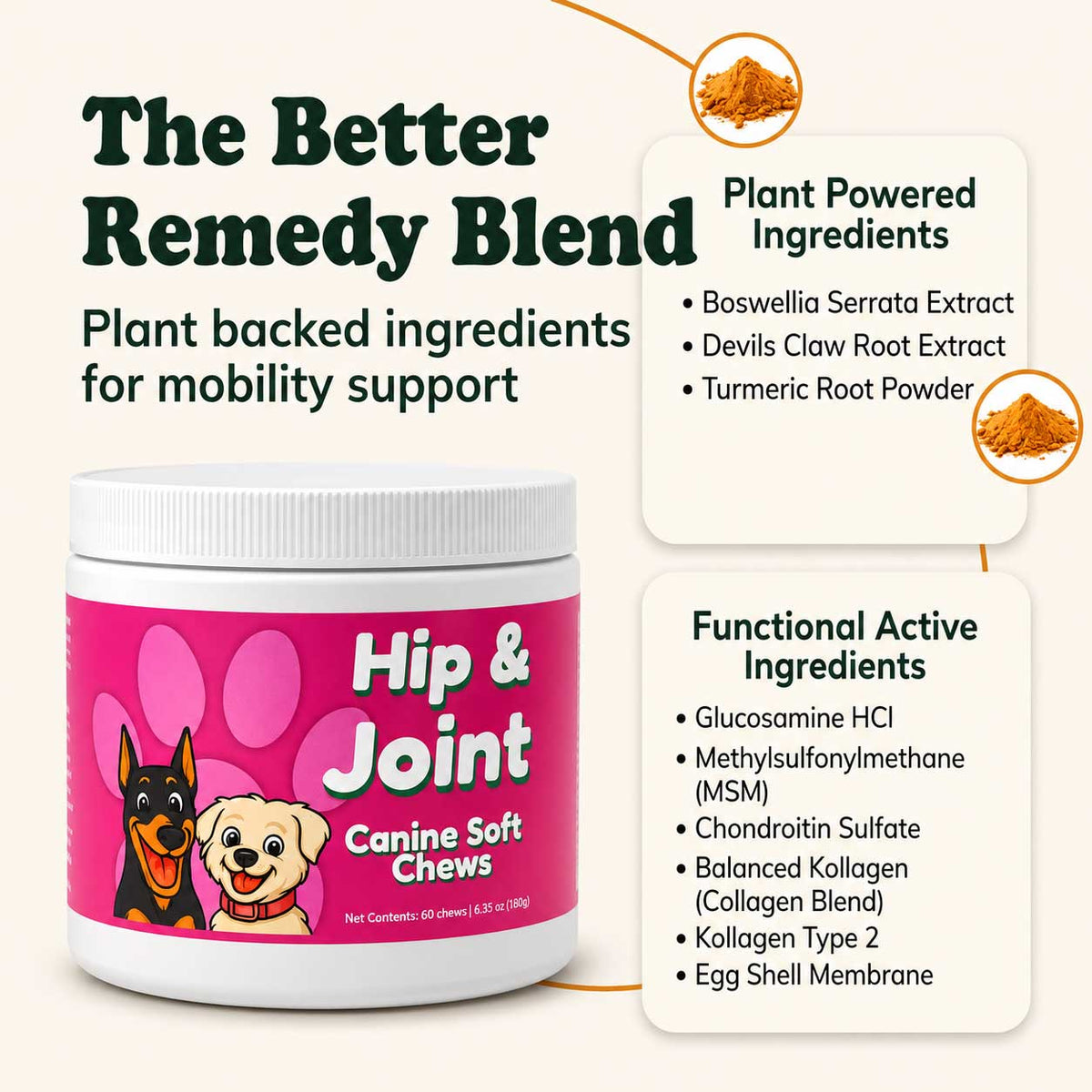 Comfort & Mobility Soft Chew Bundle | Allergy and Hip & Joint | LivHerbals, Inc.