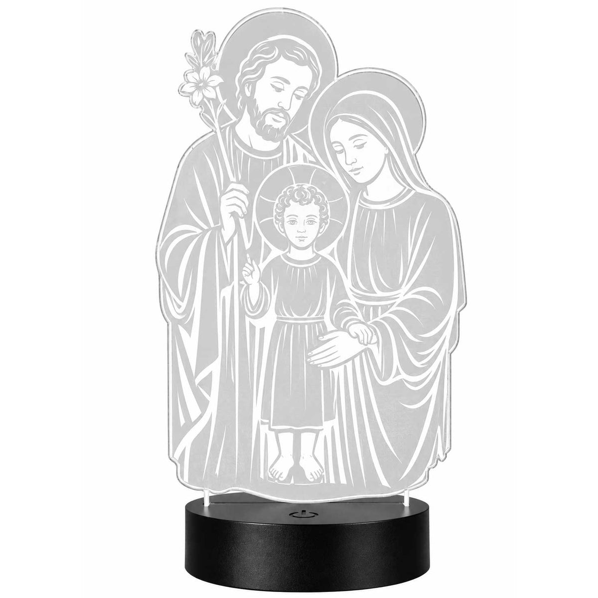 Holy Family LED Lighted Plaque | Glowing Creation