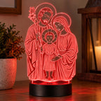 Holy Family LED Lighted Plaque | Glowing Creation