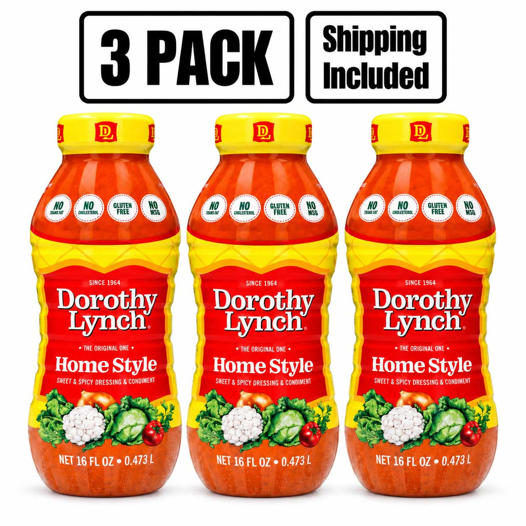 Homestyle Dorothy Lynch Salad Dressing | Pack of 3 | 16 oz | Gluten Free | Shipping Included