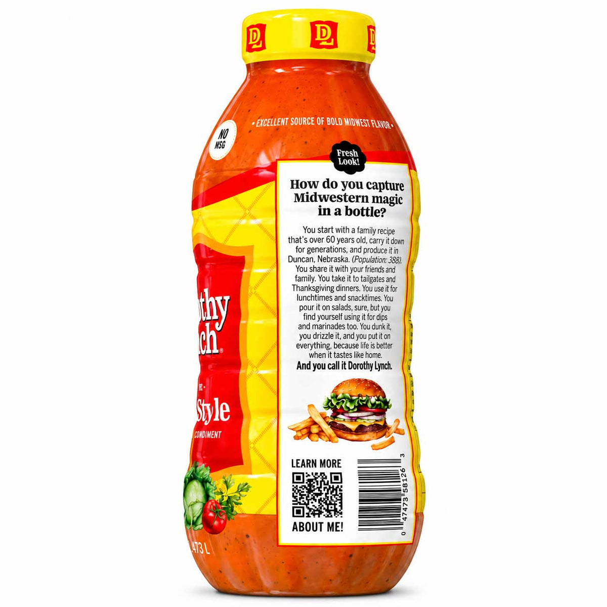 Homestyle Dorothy Lynch Salad Dressing | Pack of 4 | 8 oz | Gluten Free | Shipping Included