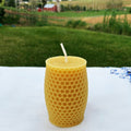 Honeycomb Curvy Pillar Candle