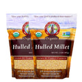 Organic Hulled White Proso Millet | 2 lb | Pack of 2 | Non-GMO | Grain Place Foods