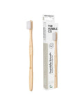 The Humble Co. Adult Sensitive Bamboo Toothbrush, White (Case of 6)
