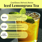 50 Lemongrass Tea Bags, Te De Limon, 100% Natural, Premium Lemon Grass Tea, Relaxing & Calming, Non-GMO, Caffeine-Free. by Akshit.