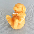Puppy Dog Laying Down Beeswax Candle