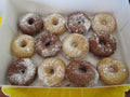 Gluten Free Mini Donuts, Powdered, Dairy Free, Vegan, Vanilla Chocolate, Peanut Free, School Munchkins, Class party Snacks, Easter, Spring