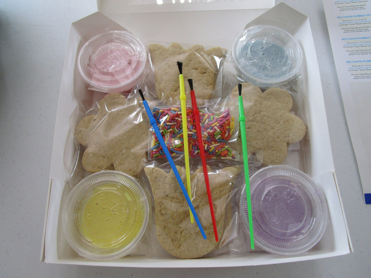 Gluten Free Cookie Kits, Unicorn & Rainbows, Dairy Free, Egg Free, Nut Free, Vegan, Girls Birthdays, School Safe, Sugar Free, Party Favors