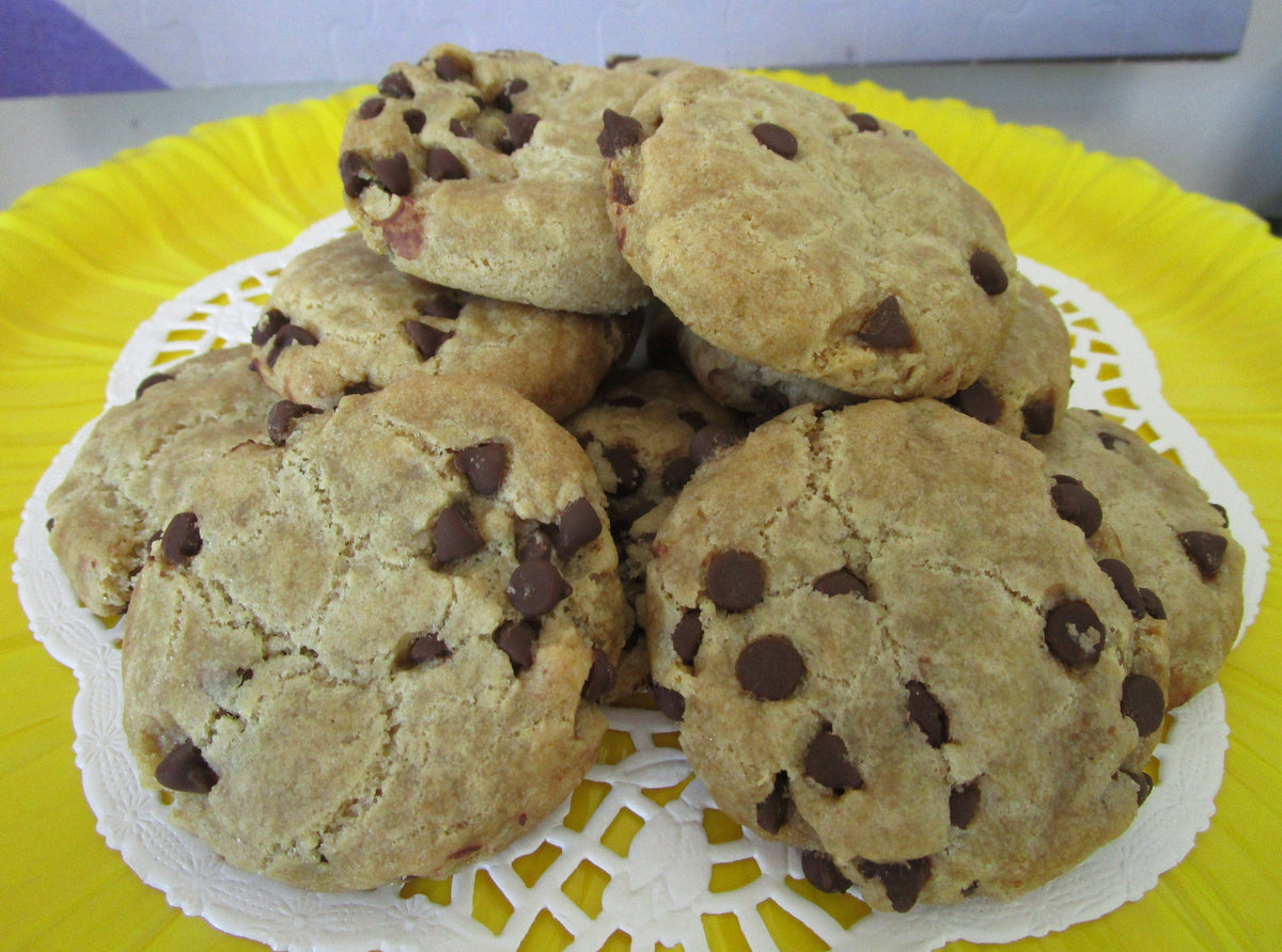 Gluten Free Chocolate Chip Cookie, Dairy Free, Egg Free, Nut Free, Vegan, School Safe, Birthday Gift, low sugar kids snack, Holiday Exchange