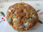 Protein Cookie, Gluten Free, Dairy Free, Egg Free, Birthday Cake, Nut Free, No Refined Sugar, Vegan, Anabolic diet, Low Calorie , Collagen