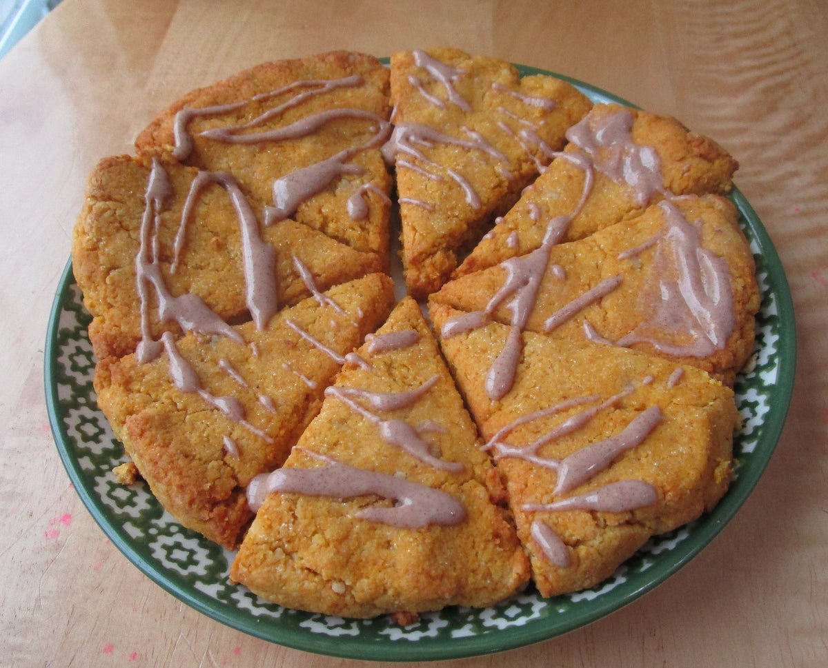 KETO Scones, Pumpkin Spice, Gluten Free, Dairy Free, Vegan, Grain Free, Sugar Free, Holiday Brunch, Christmas Gifts, Low Carb Fiber Snack