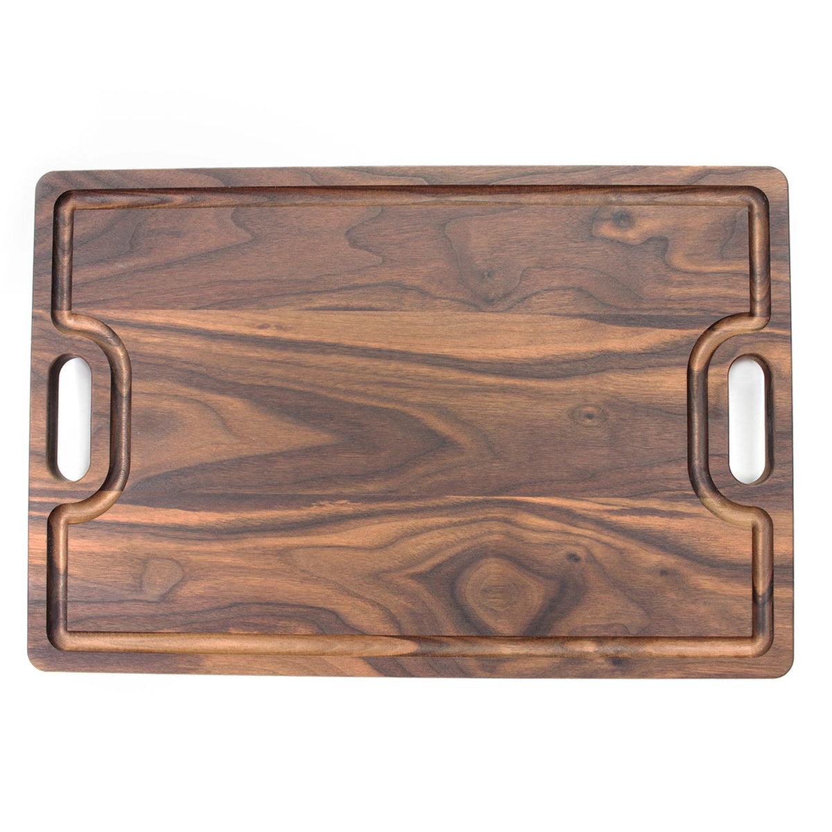 Personalized Cutting Board Wedding Gift, Monogrammed Cutting Board 18" x 12" With Juice Groove and Handles, Christmas, USA Made
