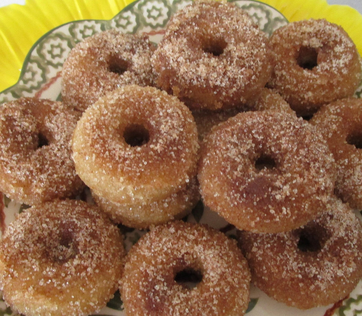 Gluten Free Mini Donuts, Dairy Free, Cinnamon Sugar or French Toast, Vegan, Egg Free, Nut Free, allergy friendly, back to school snacks