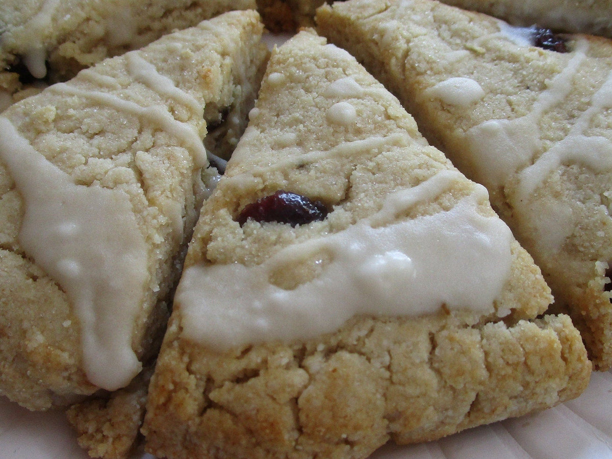 KETO Scones, Cranberry White Chocolate Chip, Grain Free, Gluten Free, Dairy Free, Egg Free, Vegan, Sugar Free, Low Carb, Fall Brunch Dessert