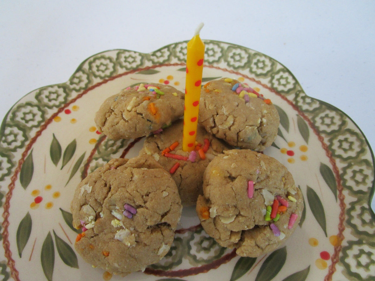 Protein Cookie, Gluten Free, Dairy Free, Egg Free, Anabolic diet, Vanilla, Birthday Cake, Collagen, No Refined Sugar, Vegan, Low Calorie,