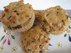 Gluten Free Chocolate Chip Muffins, Dairy Free, Vegan, Nut Free, Low Sugar Breakfast, Low Fat snacks, Birthday Brunch, School Safe breakfast