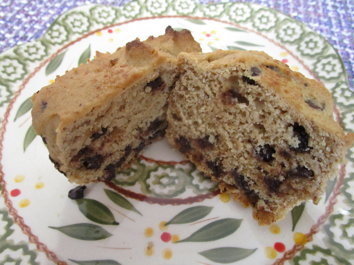 Gluten Free Chocolate Chip Muffins, Dairy Free, Egg Free, Vegan, Nut Free, Healthy Breakfast, Coconut Sugar, School Safe, Holiday Brunch