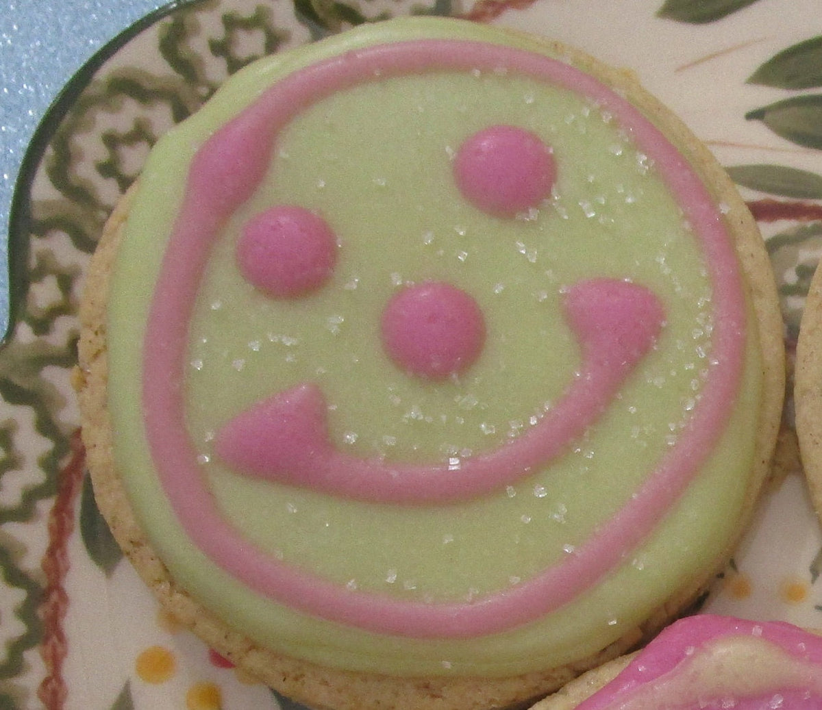 Gluten Free Sugar Cookies, Dairy Free, Vegan, Nut Free, Egg Free, Natural Colors, Happy, Schools Safe, Care Package, Sympathy, Get Well Gift