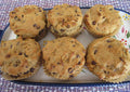 Gluten Free Chocolate Chip Muffins, Dairy Free, Vegan, Nut Free, Low Sugar Breakfast, Low Fat snacks, Birthday Brunch, School Safe breakfast