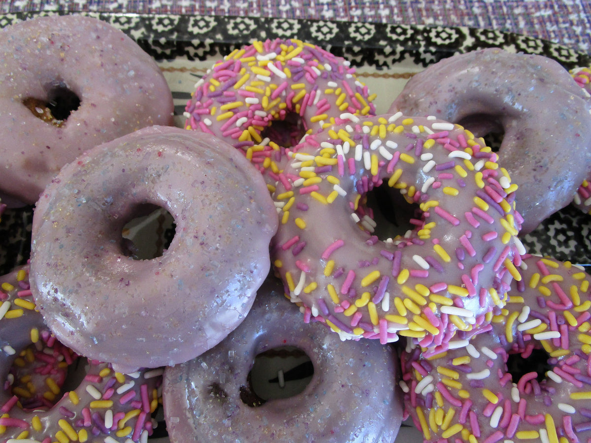 Gluten Free Donuts, Egg Free, Dairy Free, Vanilla, Chocolate, Natural Sprinkle, Vegan, Birthday, Thanksgiving, New Years 2025, Christmas